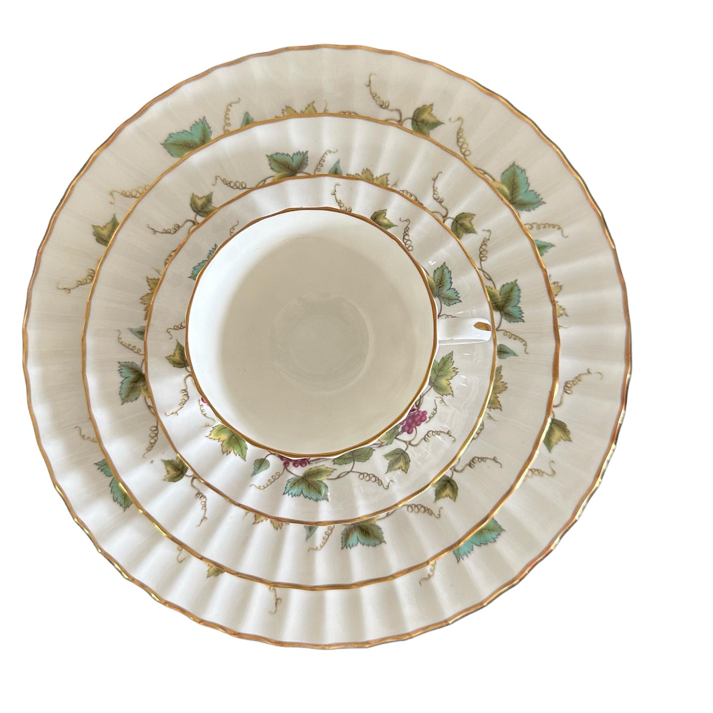 Royal Worcester Bacchanal China, China Place Setting, Thanksgiving Table Decor