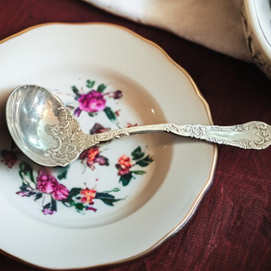 Antique Silver Plated Gravy Ladle, WM Rogers, Yale Pattern, Gift for the Bride