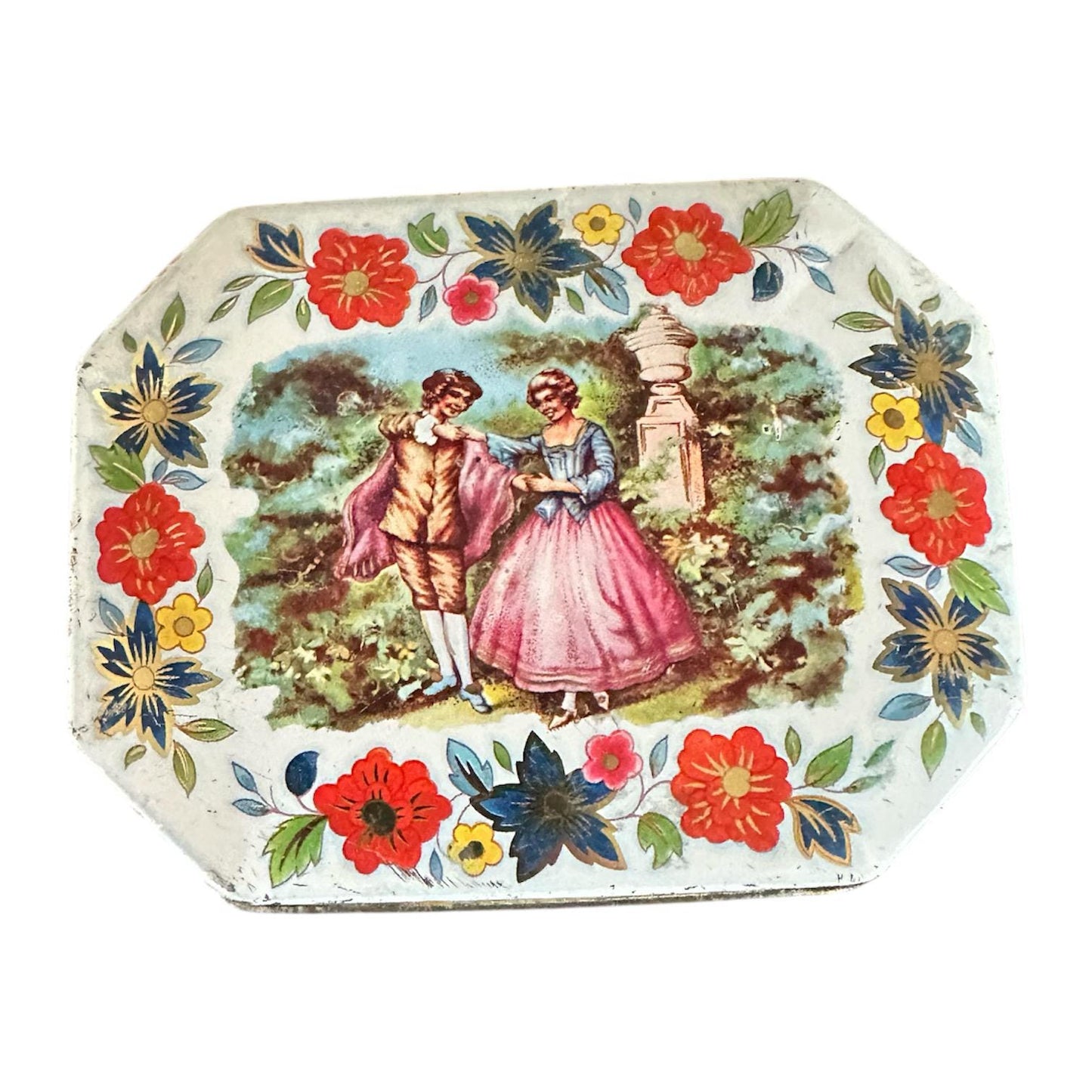 Spring Scented Candle in Vintage Tin, Victorian Home Decor
