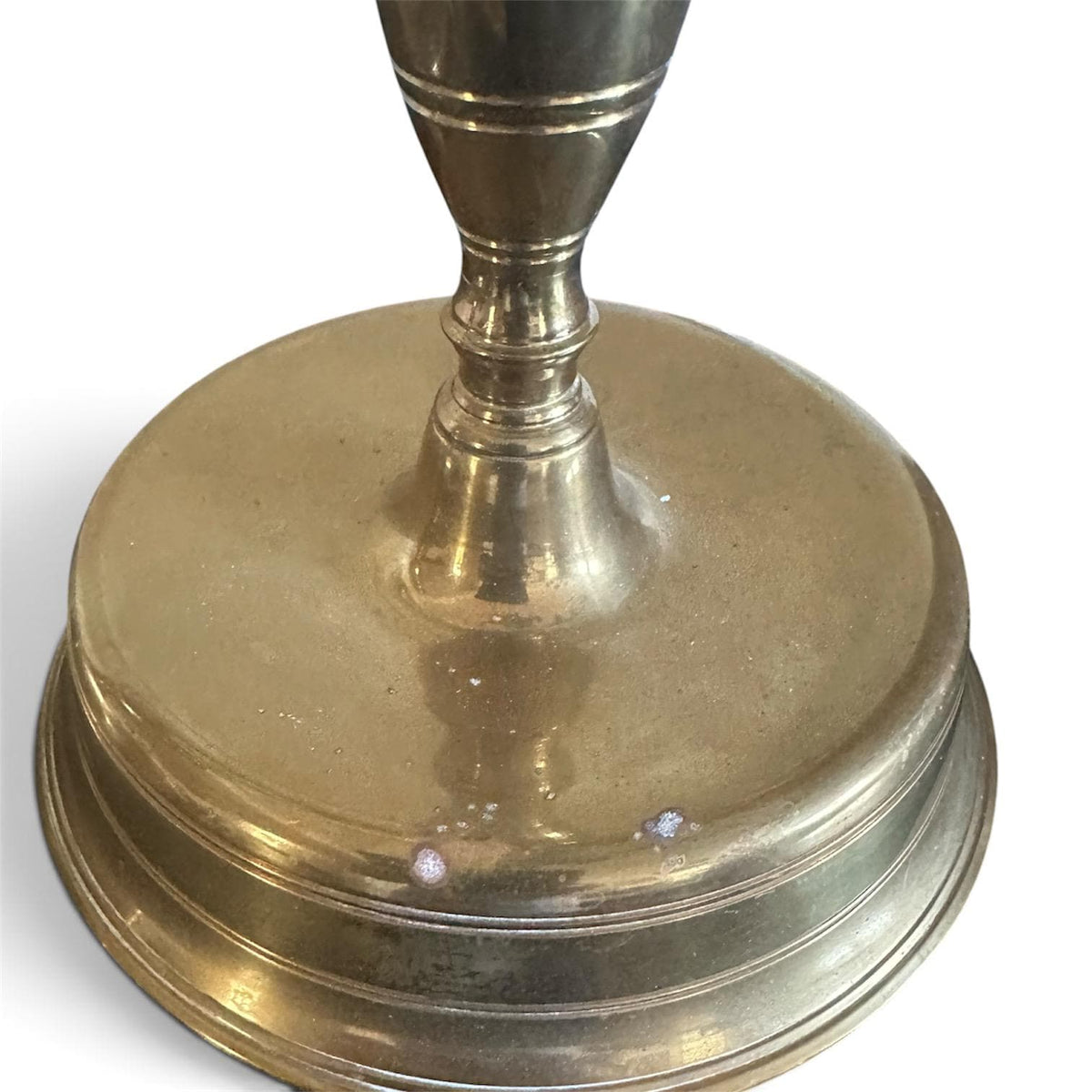 Antique Brass Bell Bottom Candle Holders
