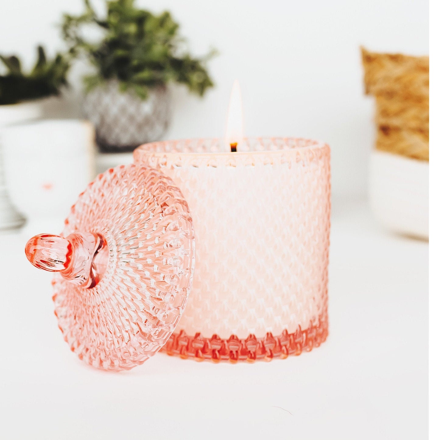 Scented Soy Candle in Vintage Inspired Jar