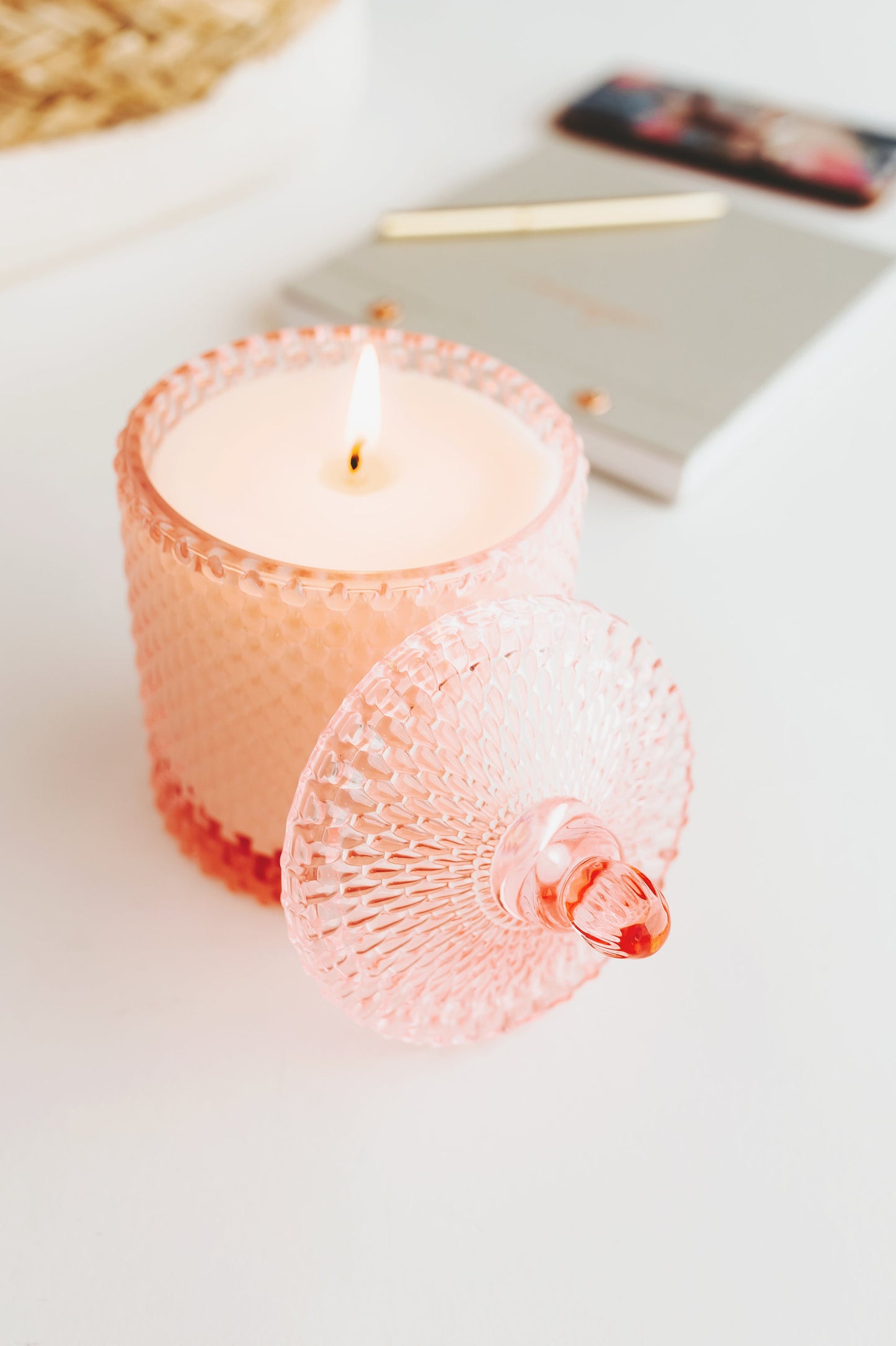 Scented Soy Candle in Vintage Inspired Jar