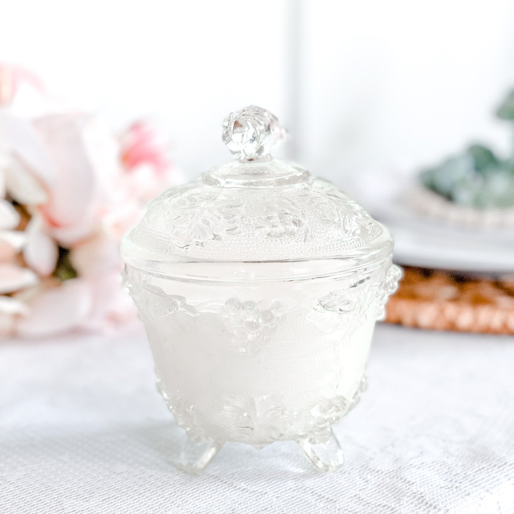 Vintage, Candy Dish Candle, Retirement Gifts For Women