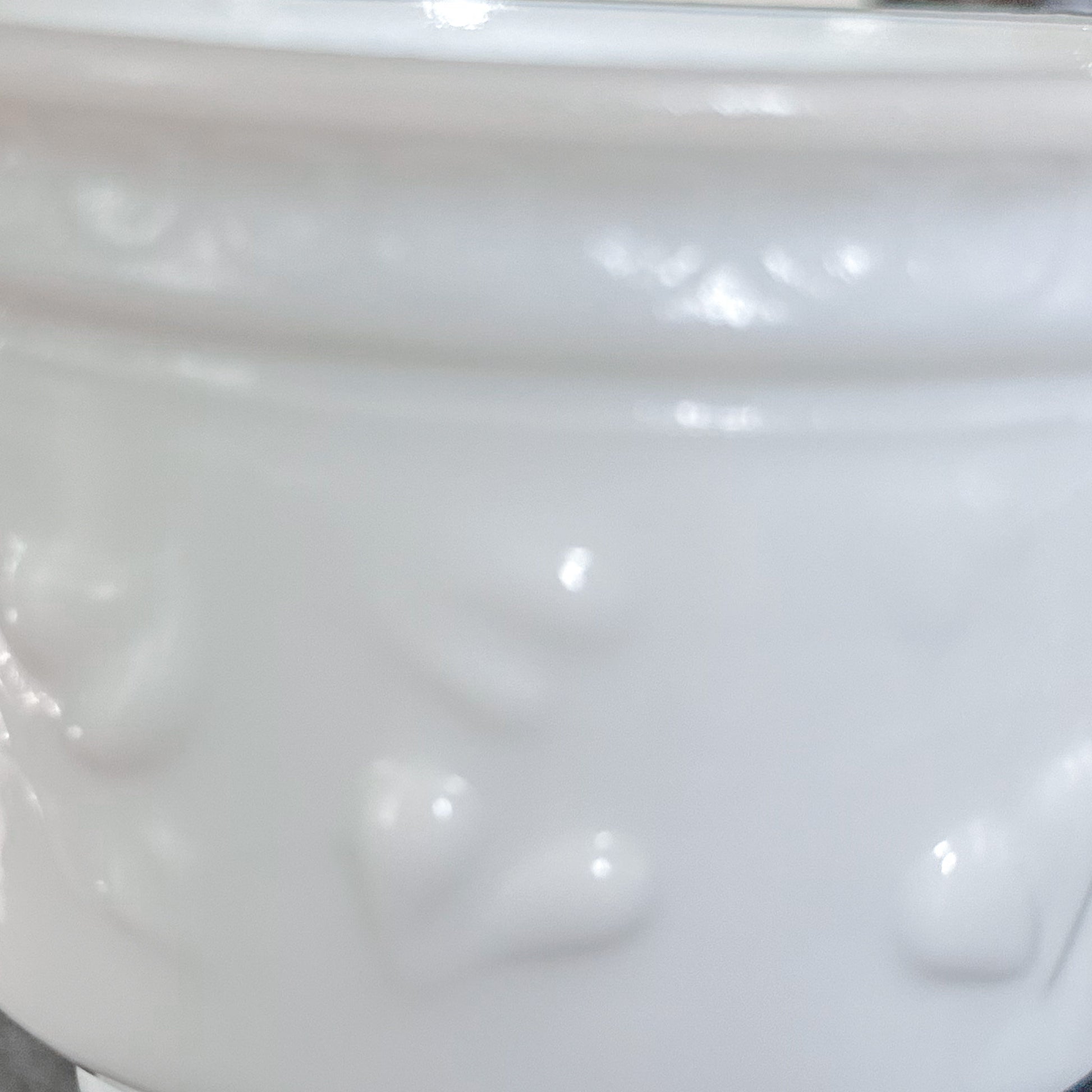 Vintage Milk Glass Pedestal Planter Candle