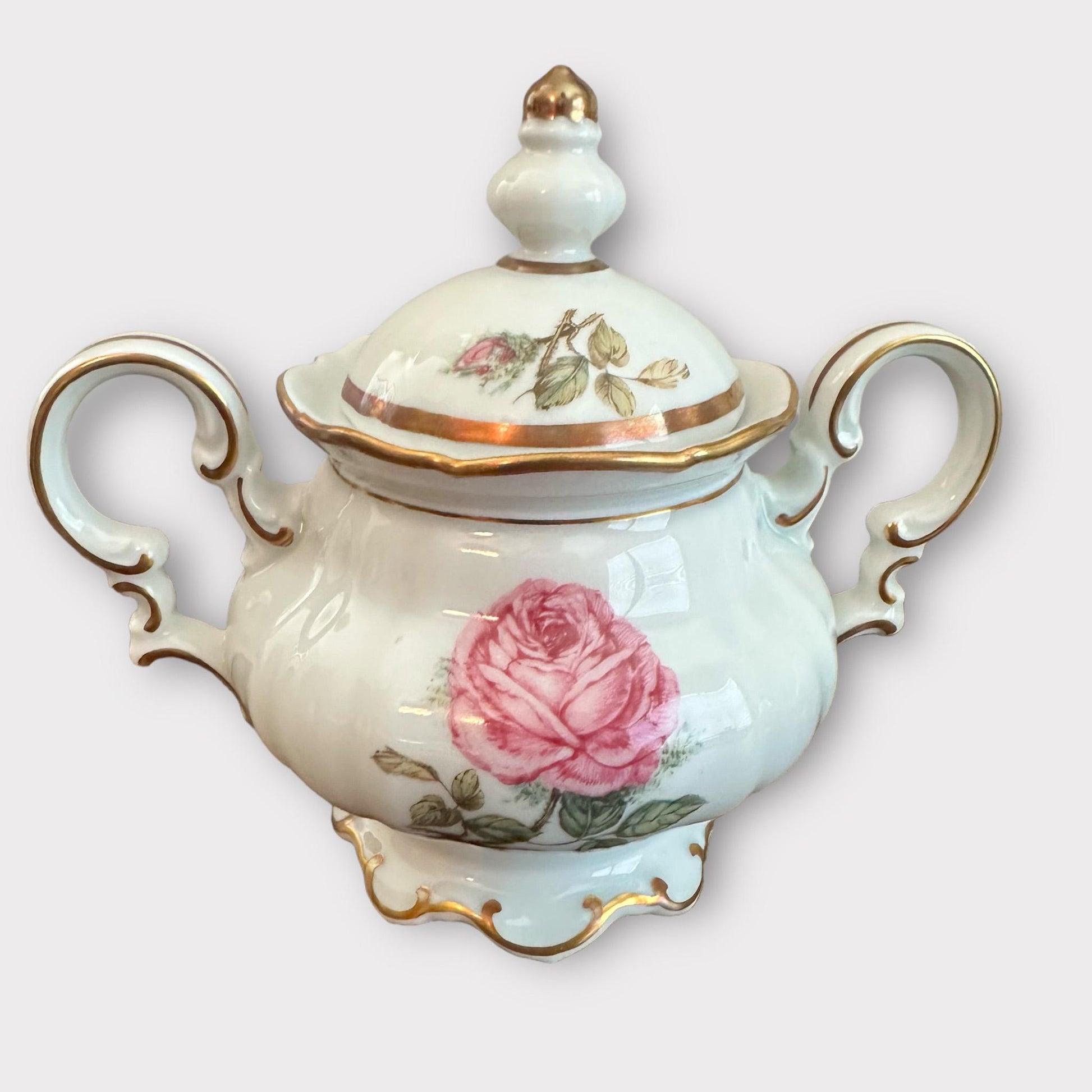 Antique Floral Creamer and Sugar Set, Wedding Gift, Bride To Be