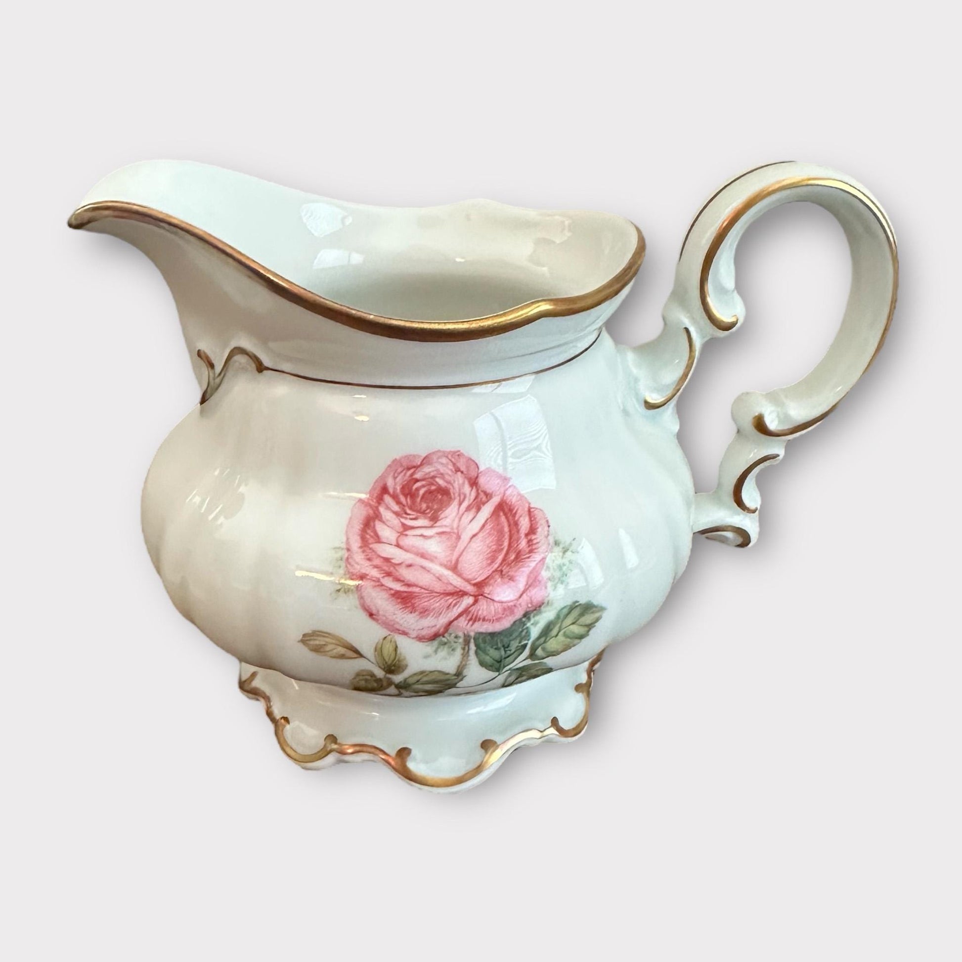 Antique Floral Creamer and Sugar Set, Wedding Gift, Bride To Be