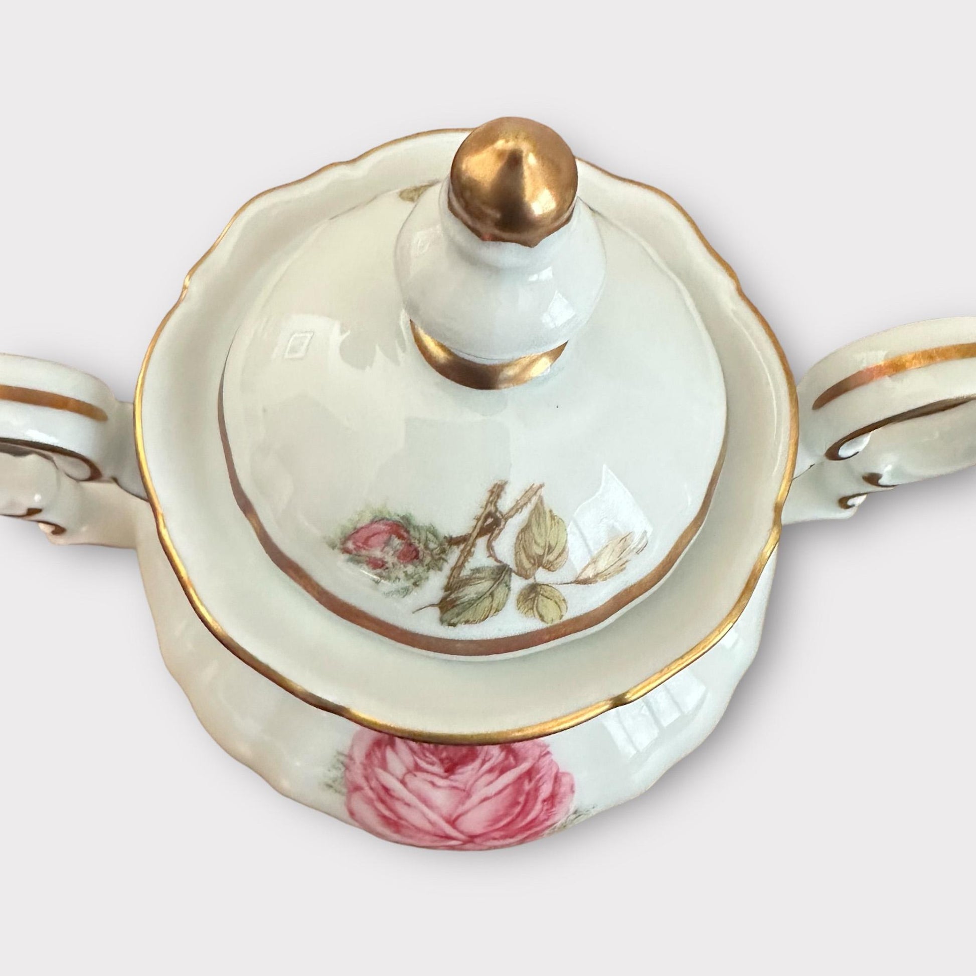 Antique Floral Creamer and Sugar Set, Wedding Gift, Bride To Be