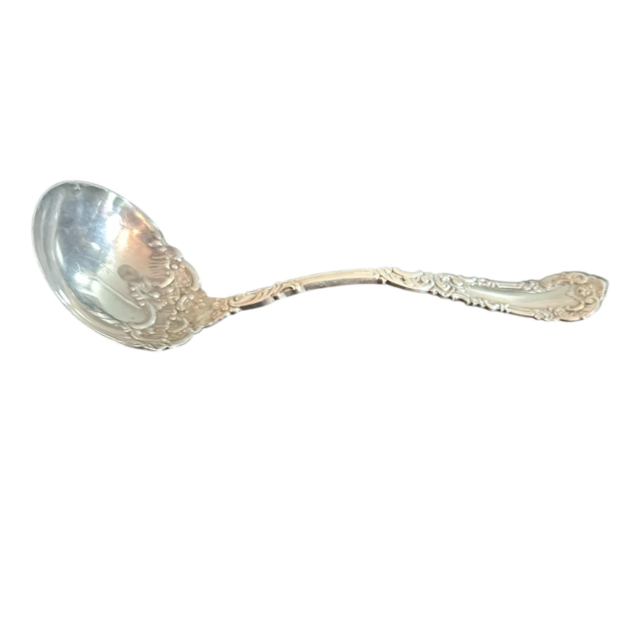 Antique Silver Gravy Ladle – WM Rogers Yale I Pattern, 1894