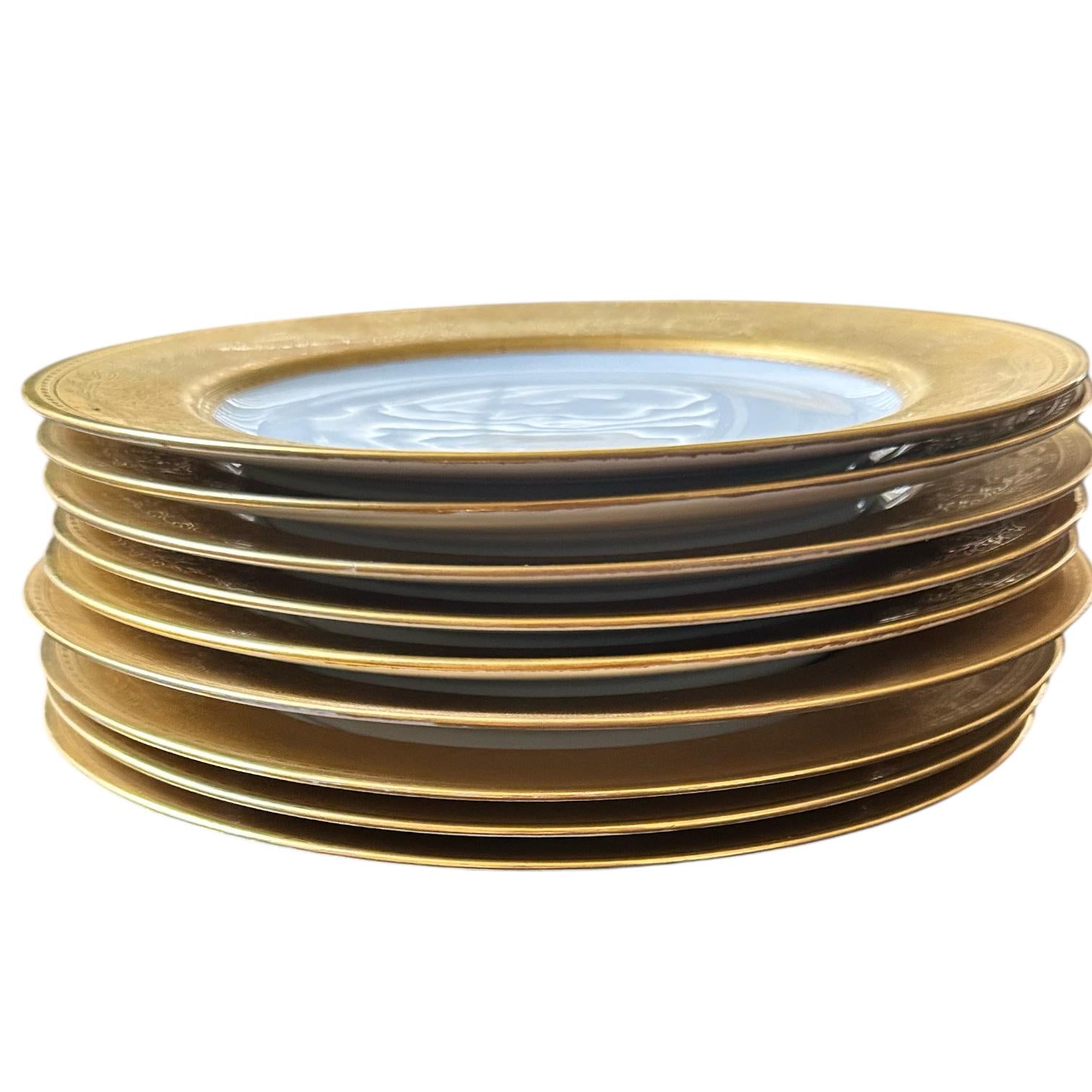 Antique Rosenthal Bavaria Salad Plates, Wedding Tableware, Gift for Couple (Set of 6)