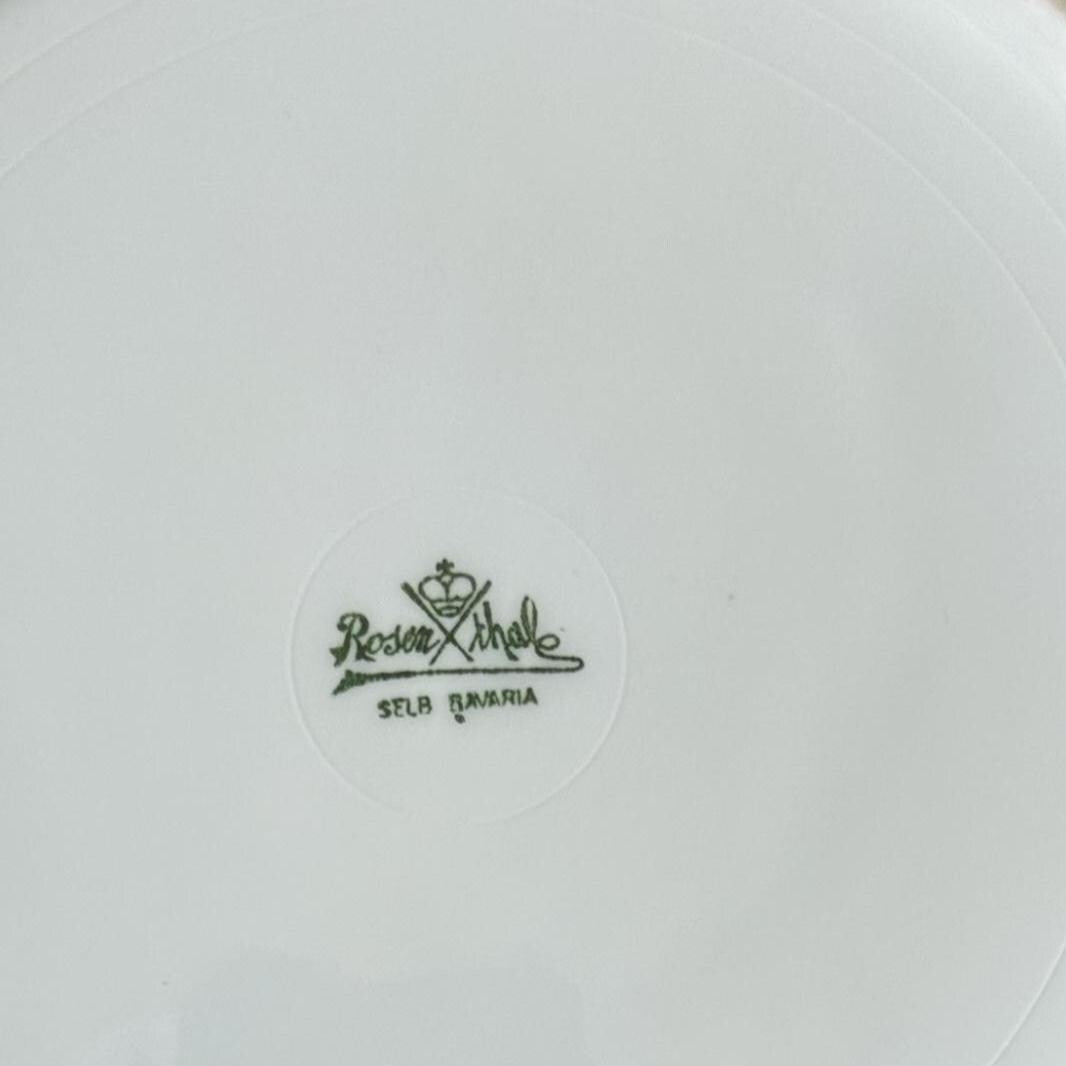 Antique Rosenthal Bavaria Salad Plates, Wedding Tableware, Gift for Couple (Set of 6)