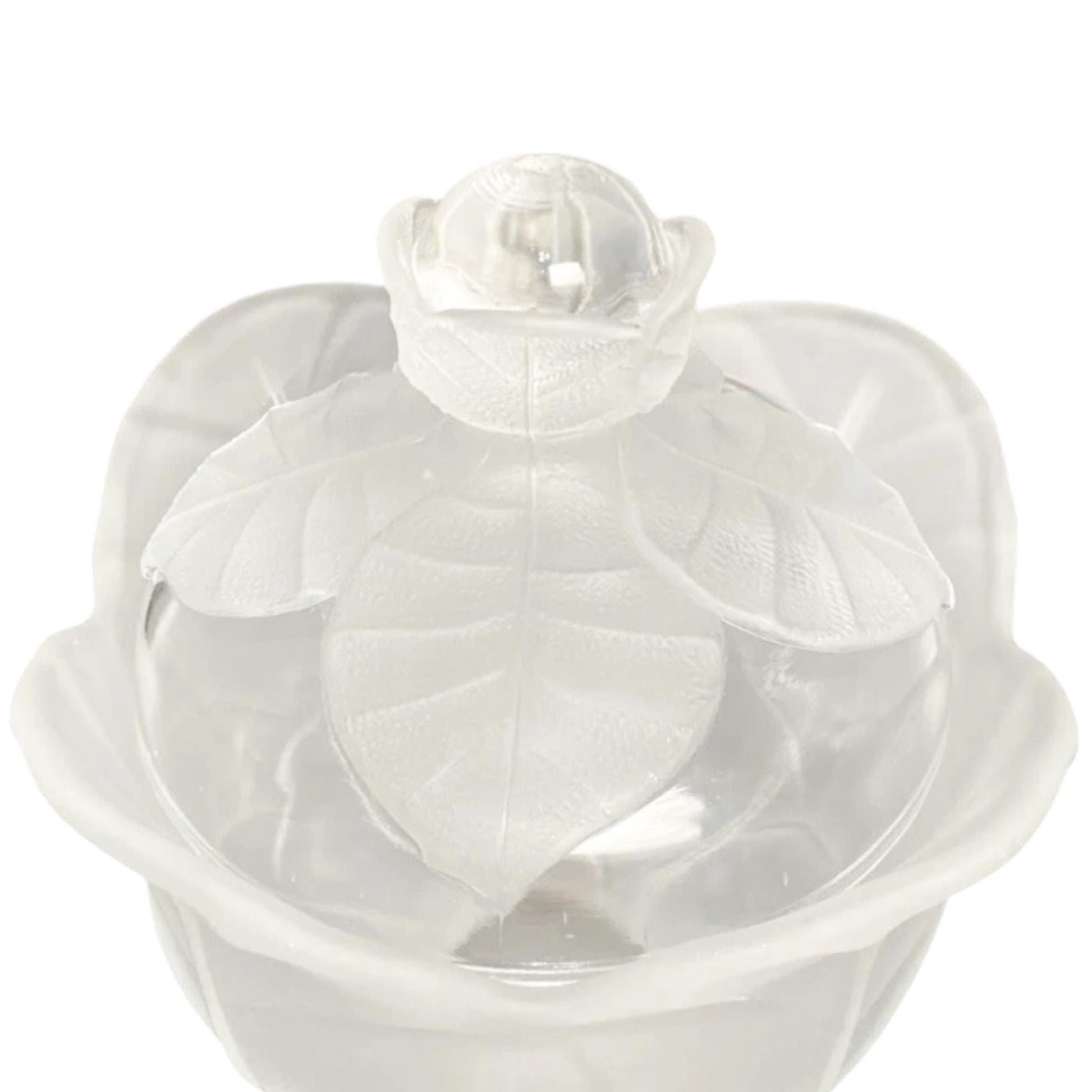 Soy Candle in Vintage Viking Glass Cabbage Dish, Fall Candle, Vintage Candle Décor