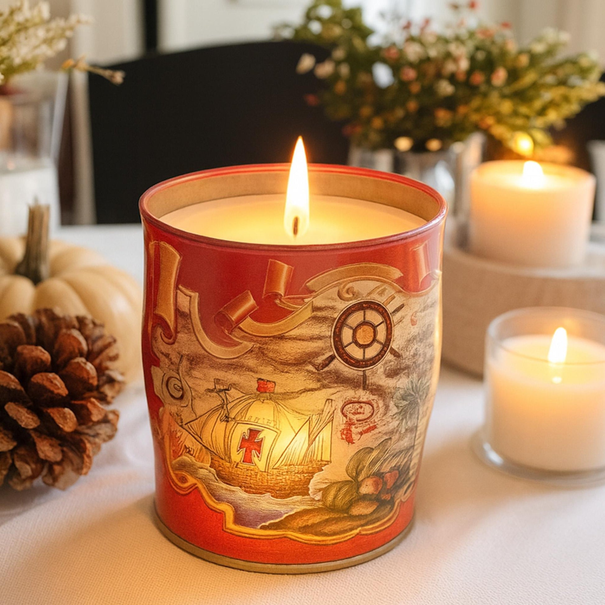 Spring Scented Candle in Vintage Tin | Perfect Mom's Birthday Gift