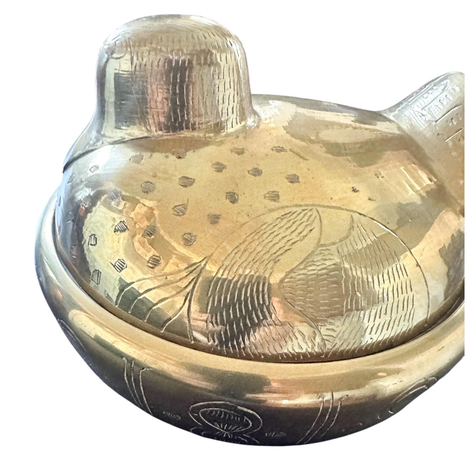 Soy Candle in Vintage Brass Duck Trinket Box, Mid Century Modern, Fall Candle, Coffee Table Décor