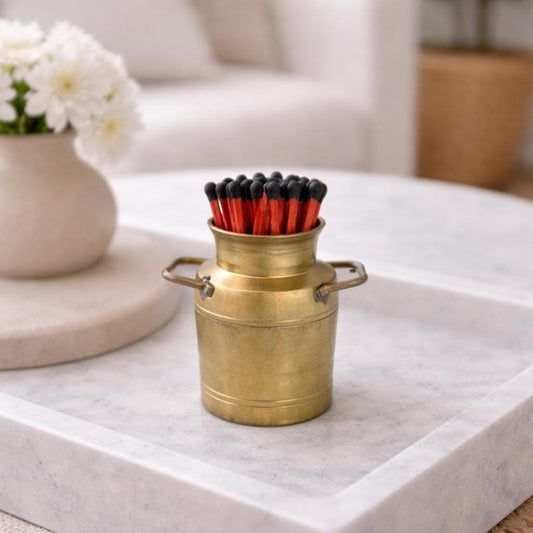 Vintage Brass Milk Can Trinket Dish – Farmhouse Home Decor Gift