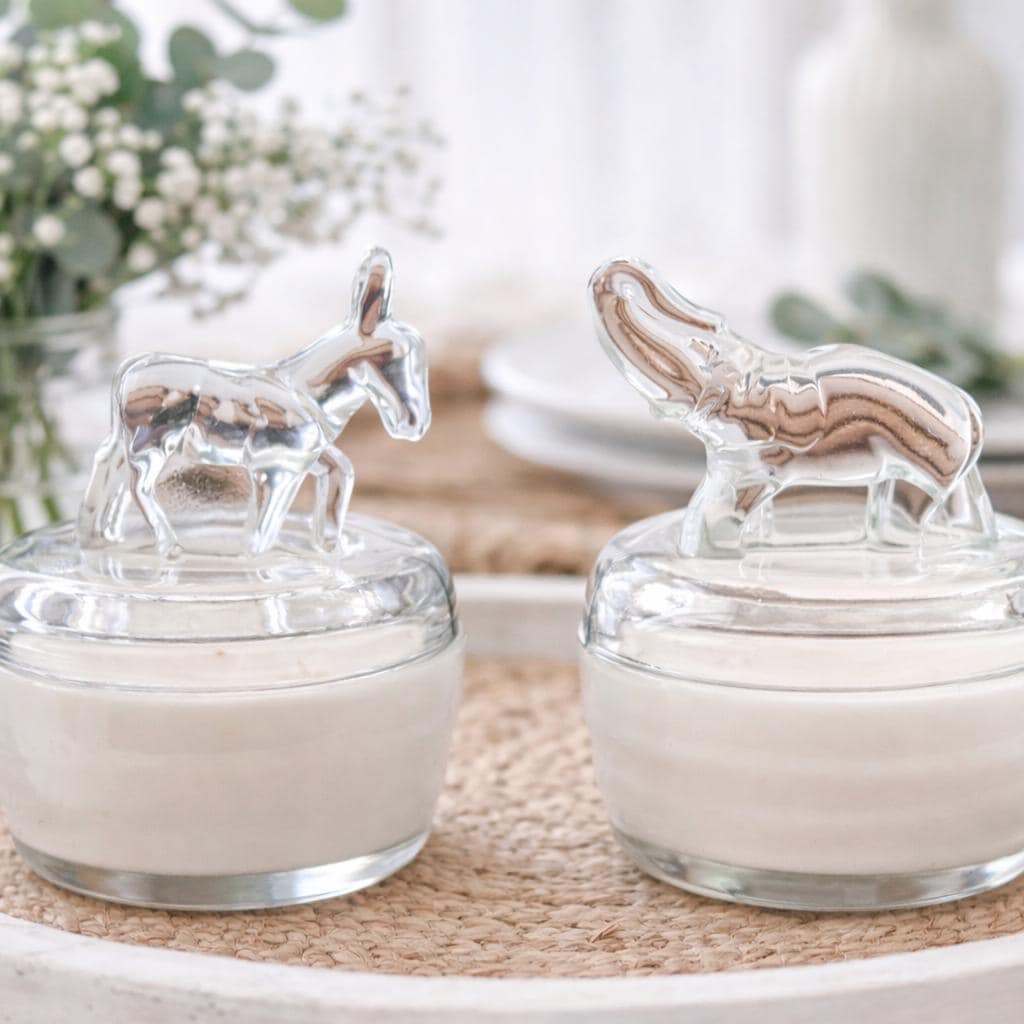 Vintage Donkey & Elephant Soy Candles