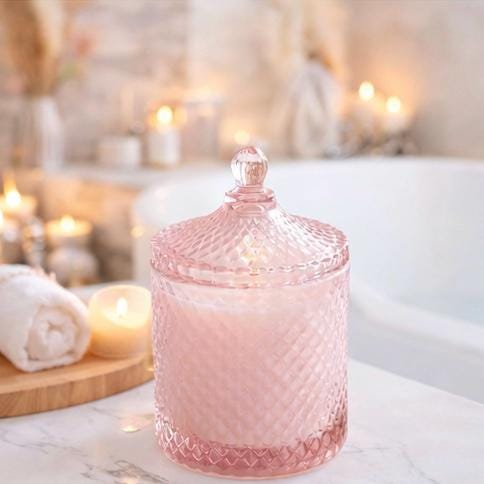 Scented Soy Candle in Vintage Inspired Jar