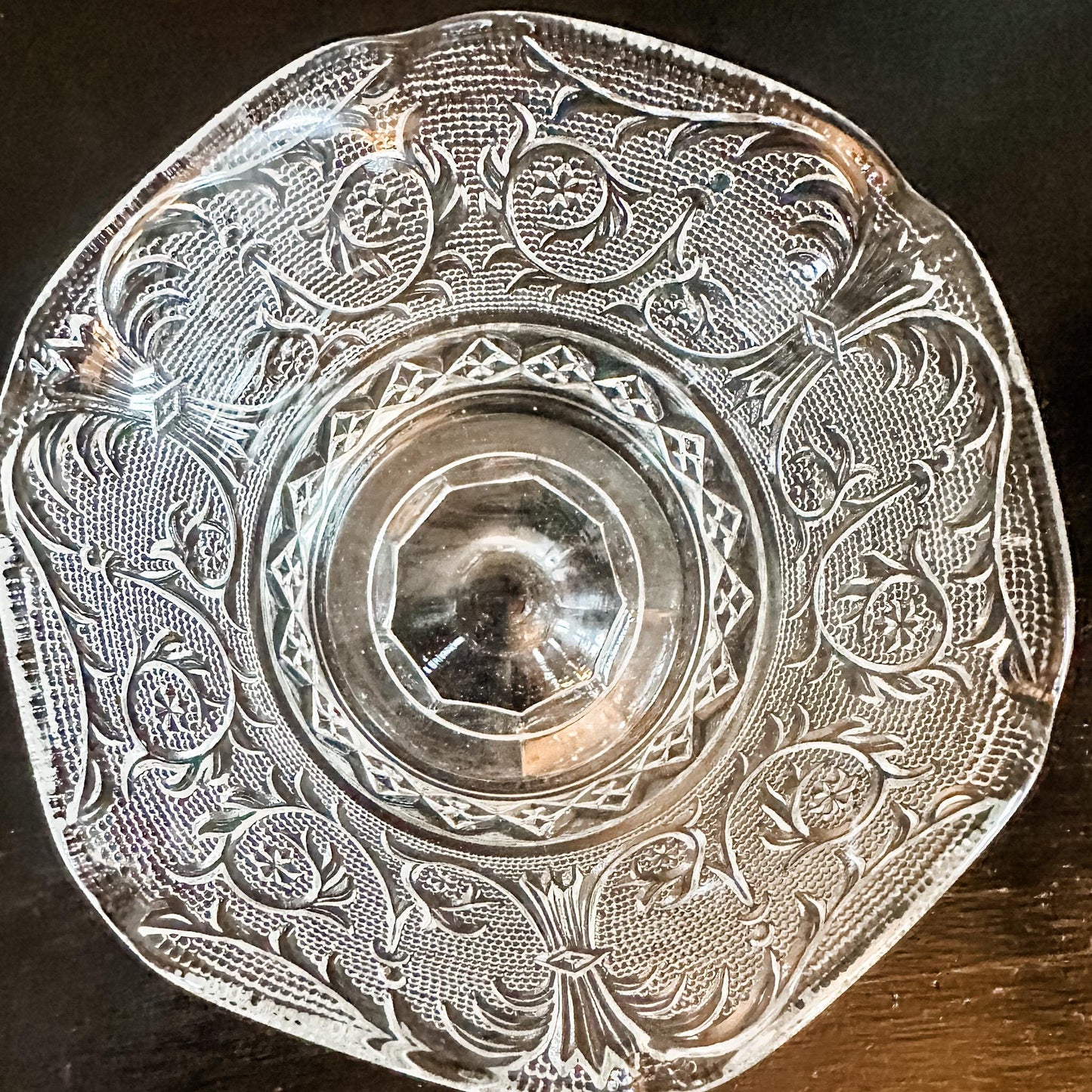 Hand Poured Candle in Vintage Pressed Glass Bowl, Going Away Gift for CoWorker