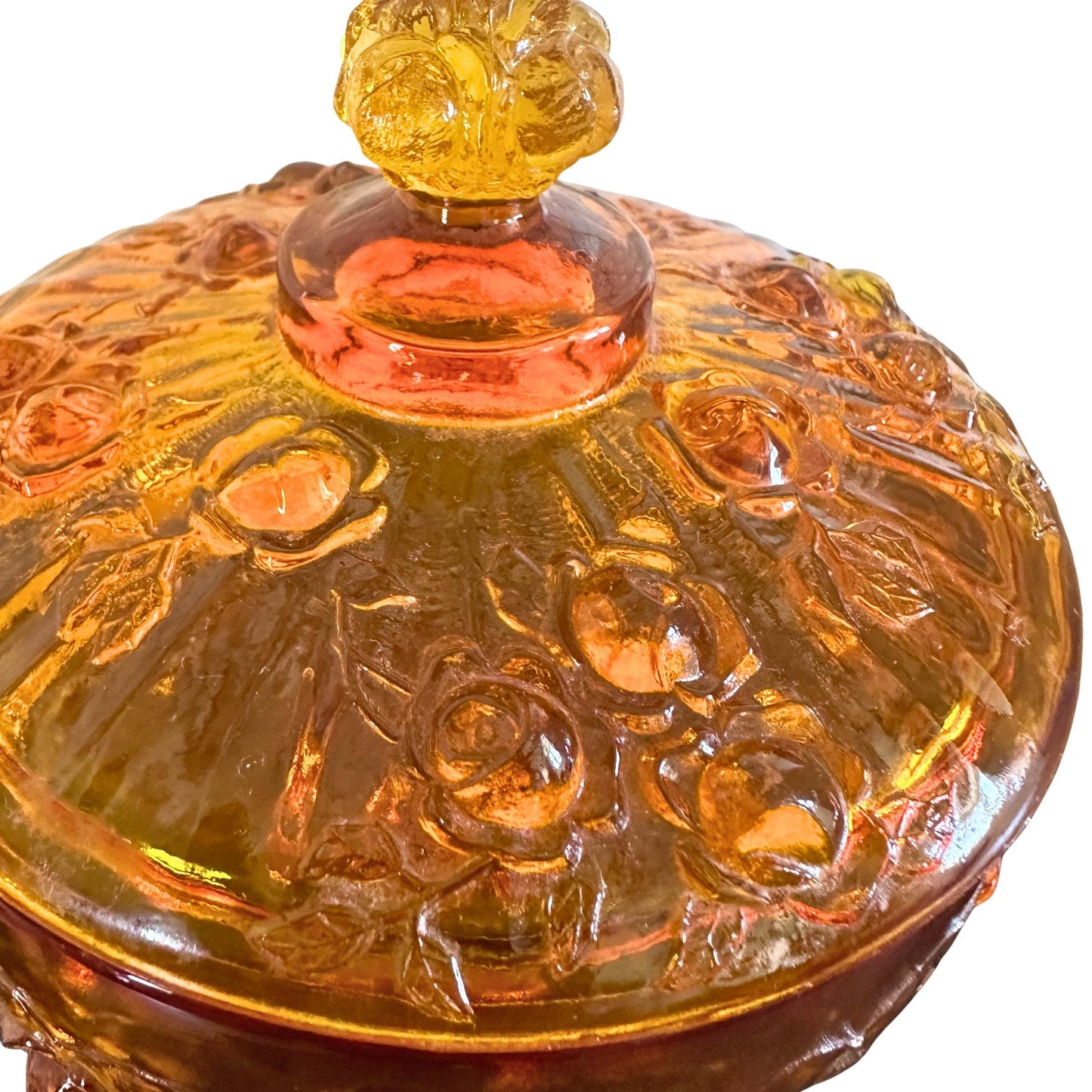 Hand Poured Candle in Vintage Fenton Compote, Going Away Gift for CoWorker