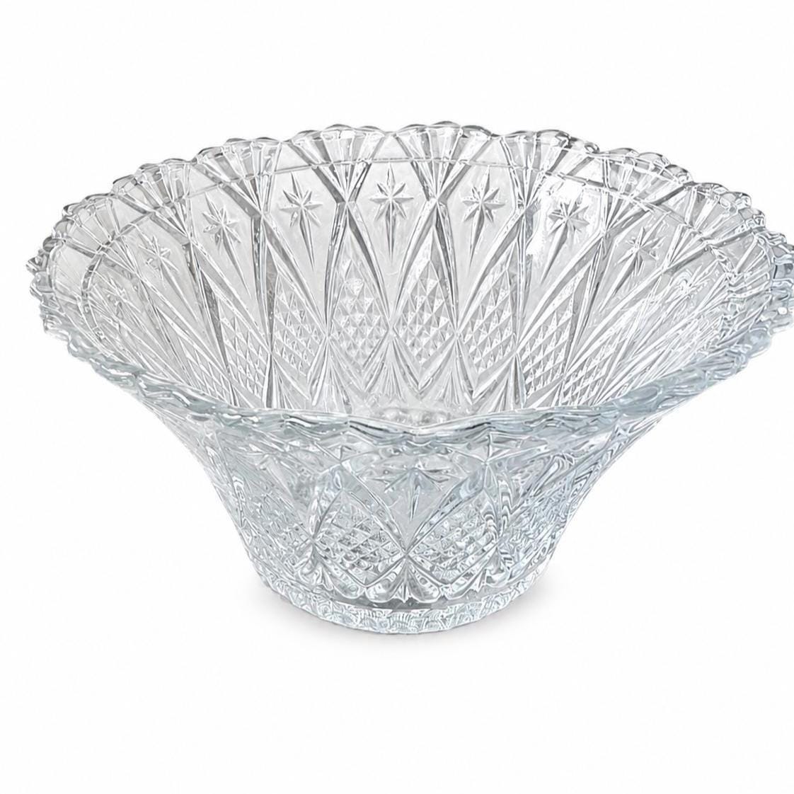 Scented Candle in Vintage Candy Dish, Mid-Century Decor