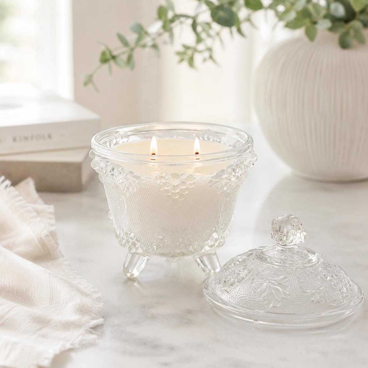Vintage, Candy Dish Candle, Retirement Gifts For Women