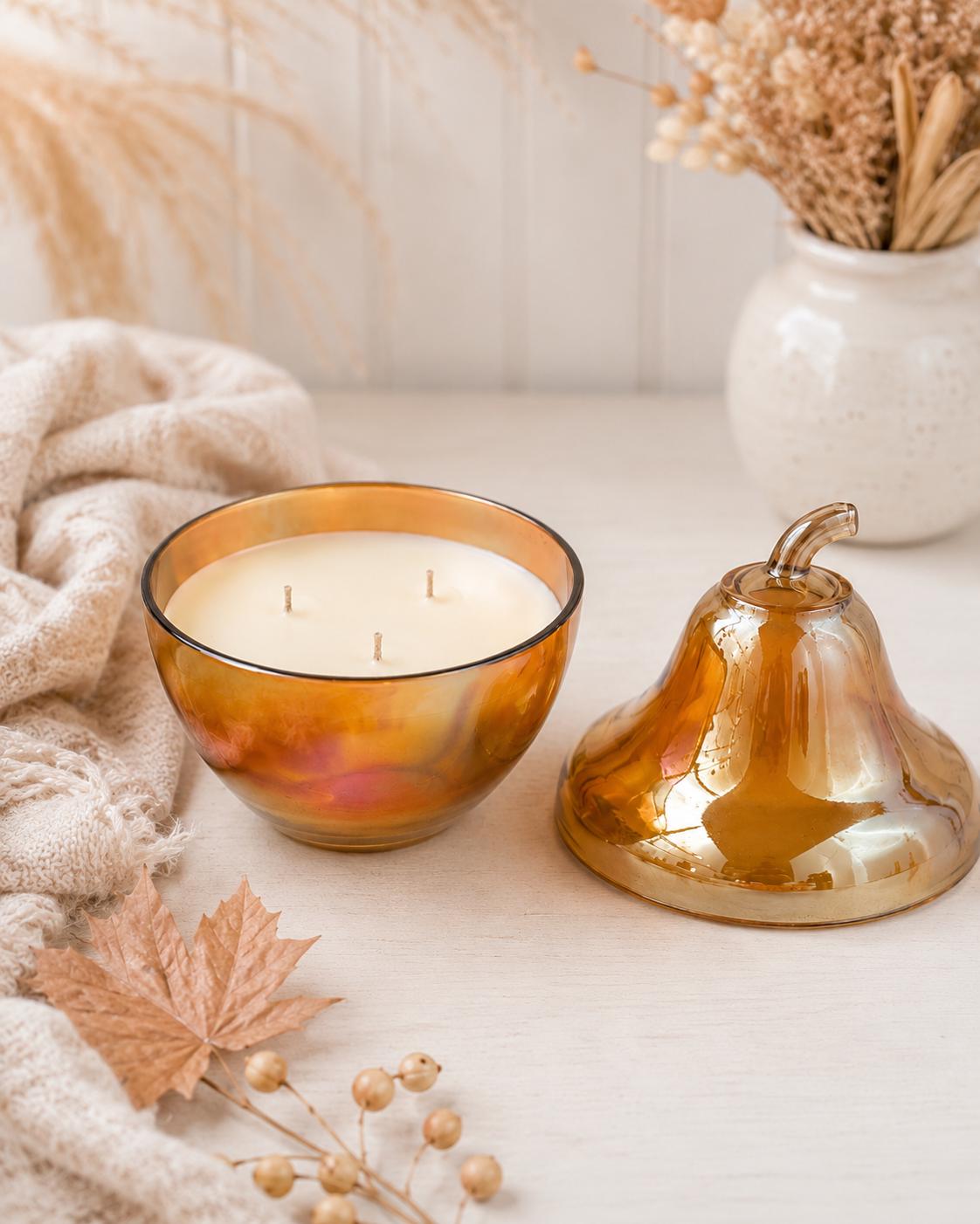 Vintage Jeannette Pear Jar Candle, Just Because Gift