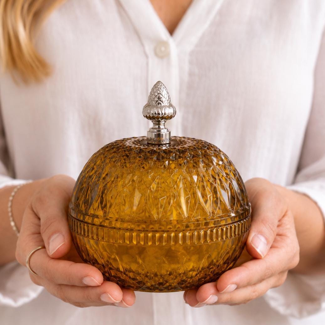 Vintage Pumpkin Shaped Candle, Cozy Fall Home Decor Gift
