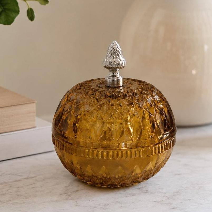 Vintage Pumpkin Shaped Candle, Cozy Fall Home Decor Gift
