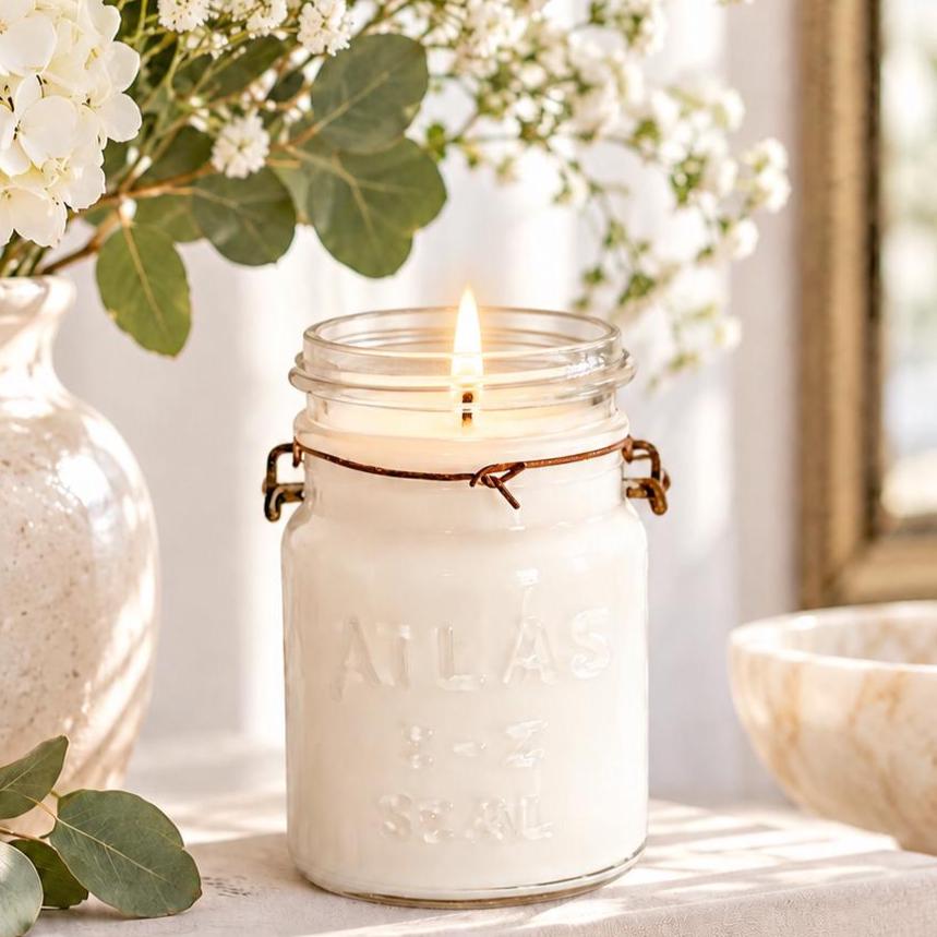 Vintage Mason Jar Candle - Assorted Fragrances
