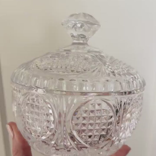 Vintage Candy Dish Candle, Summer Home Decor Gift