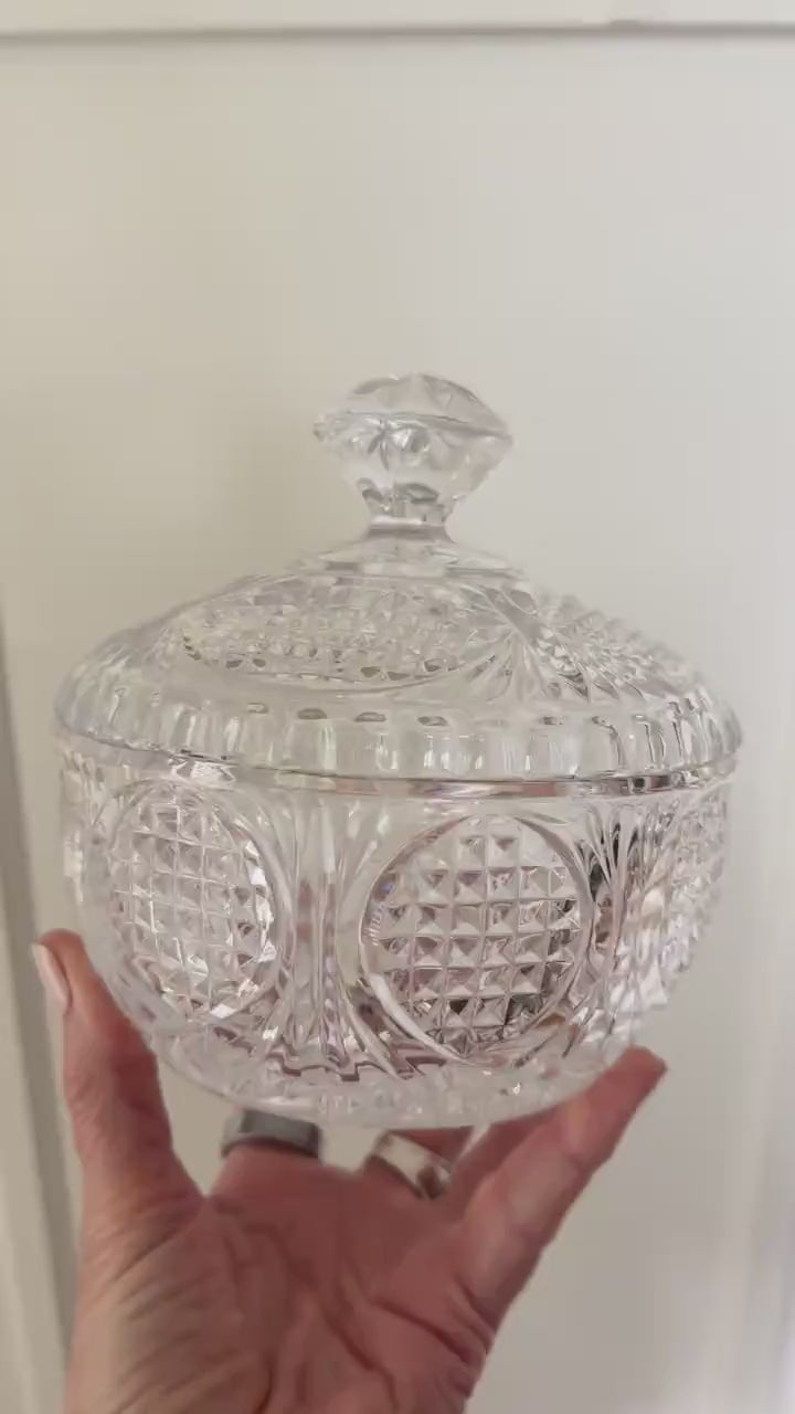 Vintage Candy Dish Candle, Summer Home Decor Gift