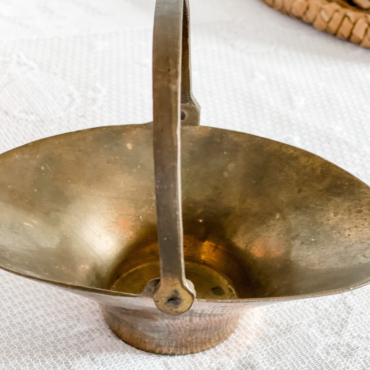 Vintage Brass Trinket Dish