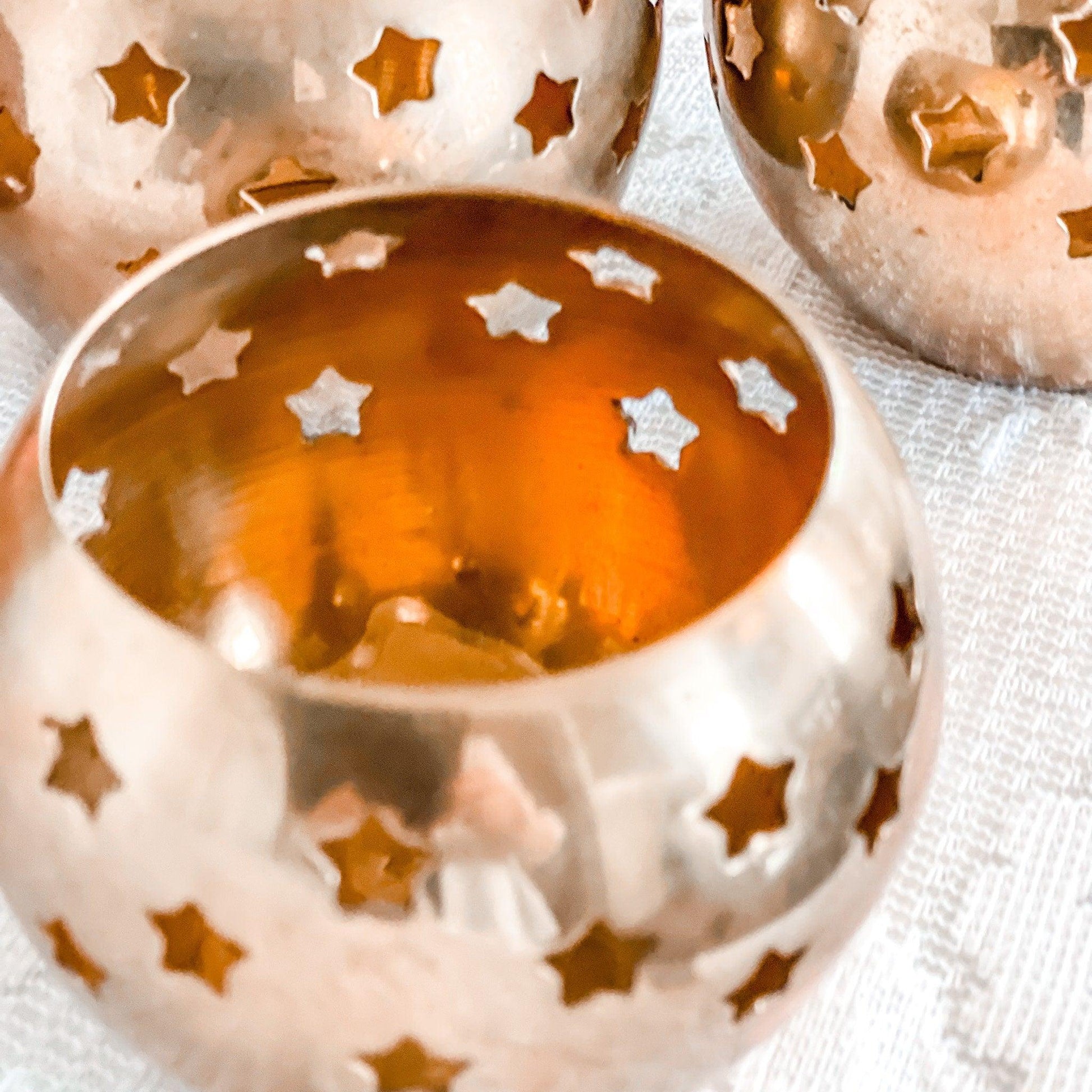 Brass Star Candle Holders - RetroWix 