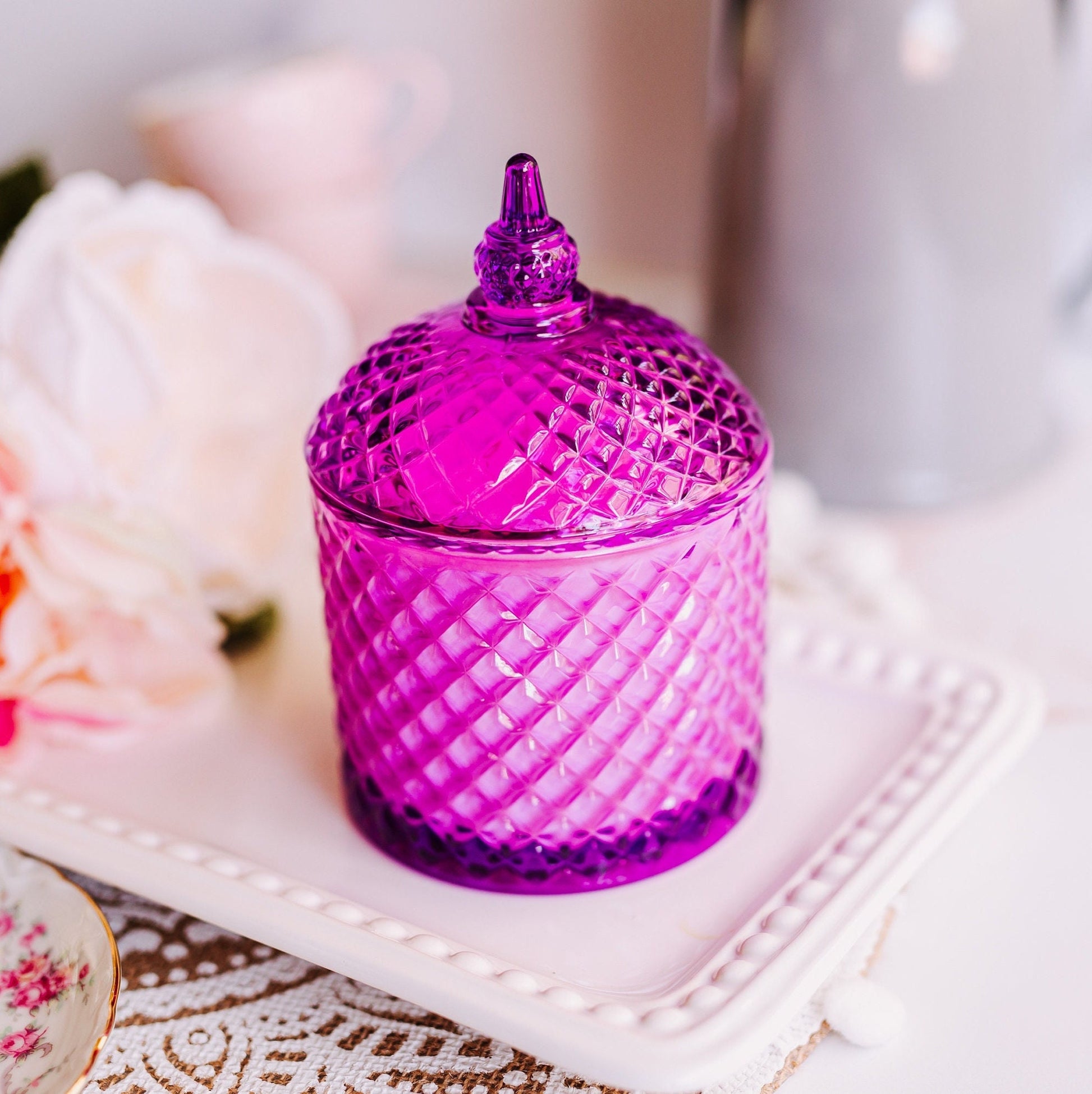 Pink Candle jars Ceramic Wholesale