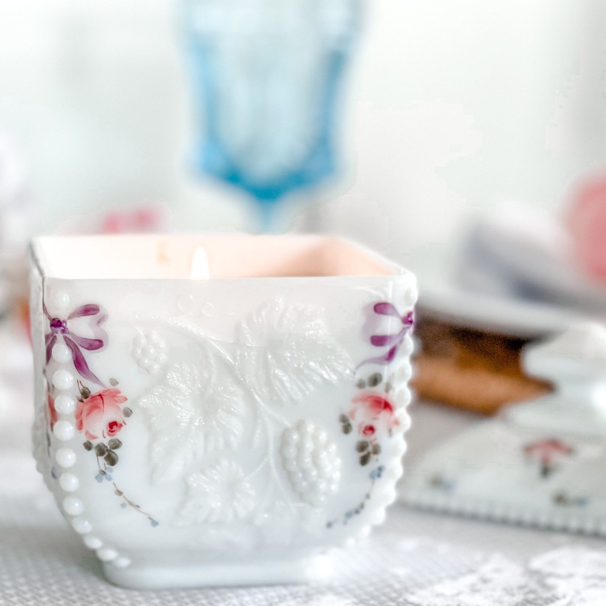 Soy Candles, Vintage, Milk Glass, Best Friend Gifts, Housewarming Gifts
