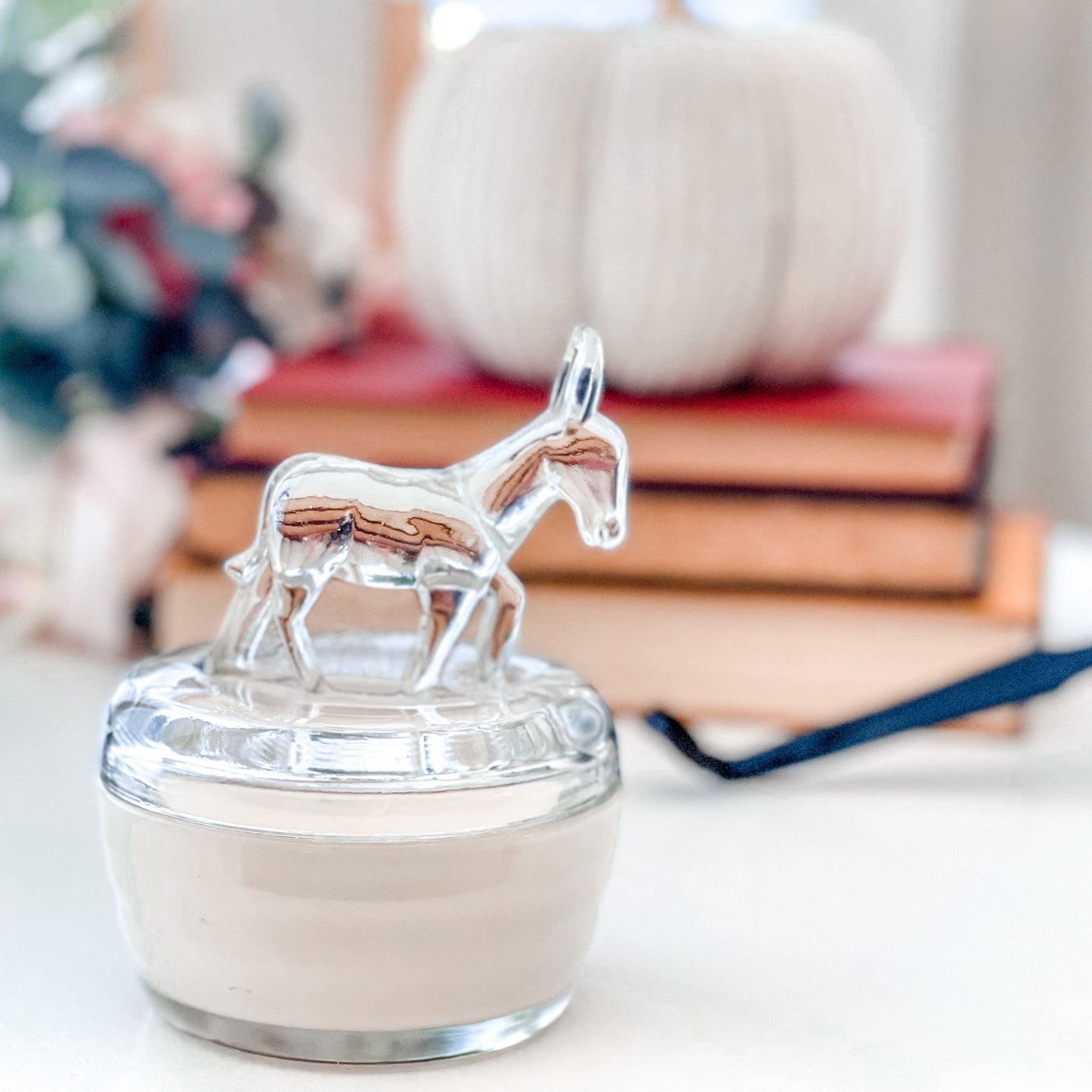 Soy Candle, Vintage, Donkey, 30th Birthday Gift for Her, Best Friend Gift