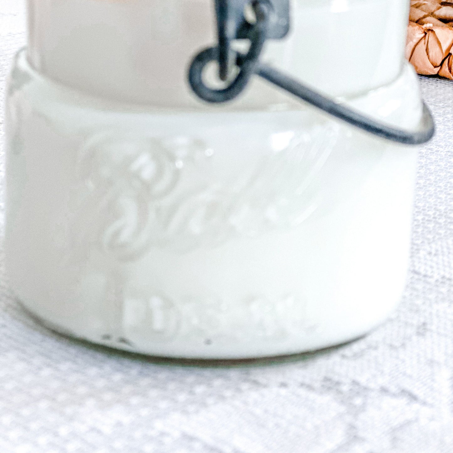 Scented Candle in Vintage Half-Pint Mason Jar