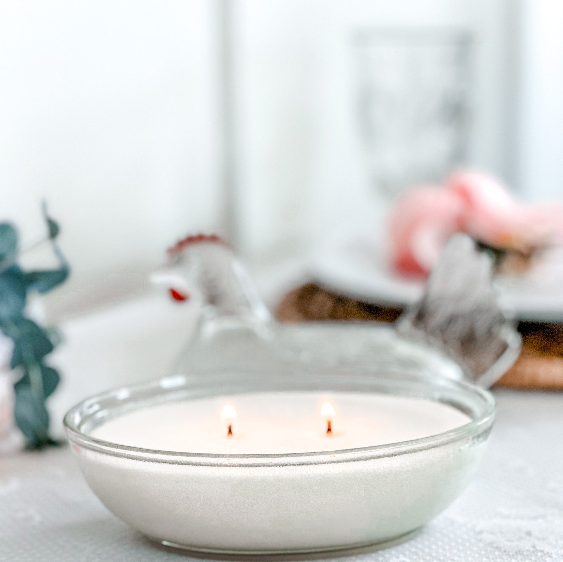 Soy Candle in Vintage Hen on Nest