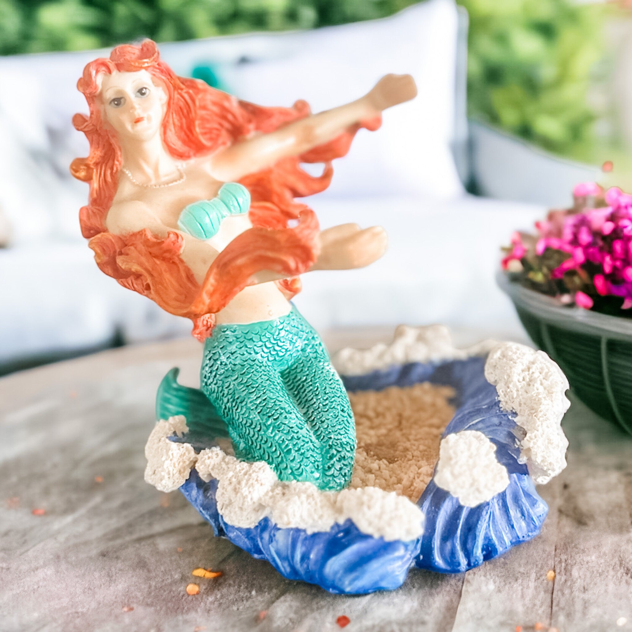 Vintage Mermaid Wine Bottle Holder RetroWix Bar Decor