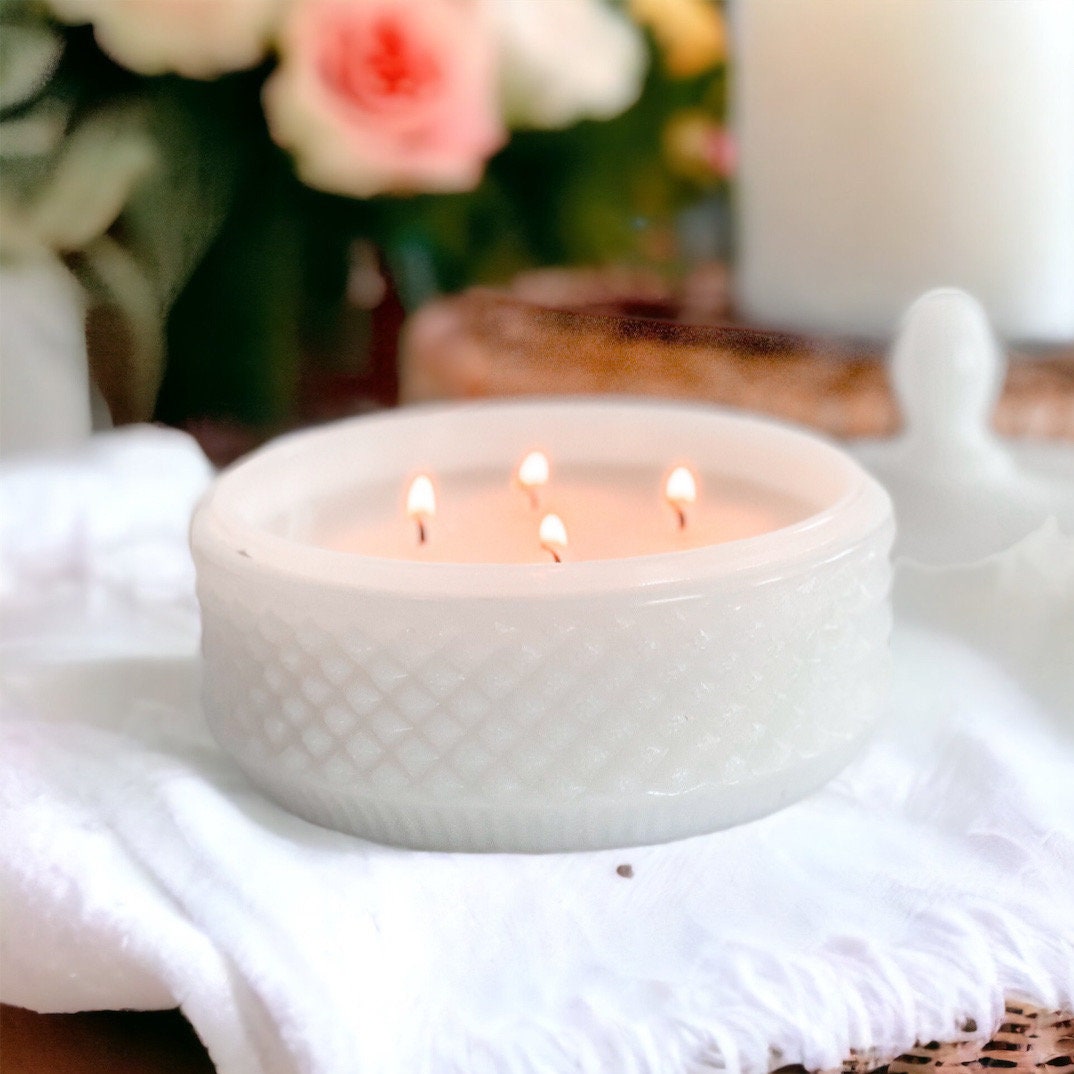 Scented Candles, Milk Glass, Retirement Gifts For Women, Best Friend Gift