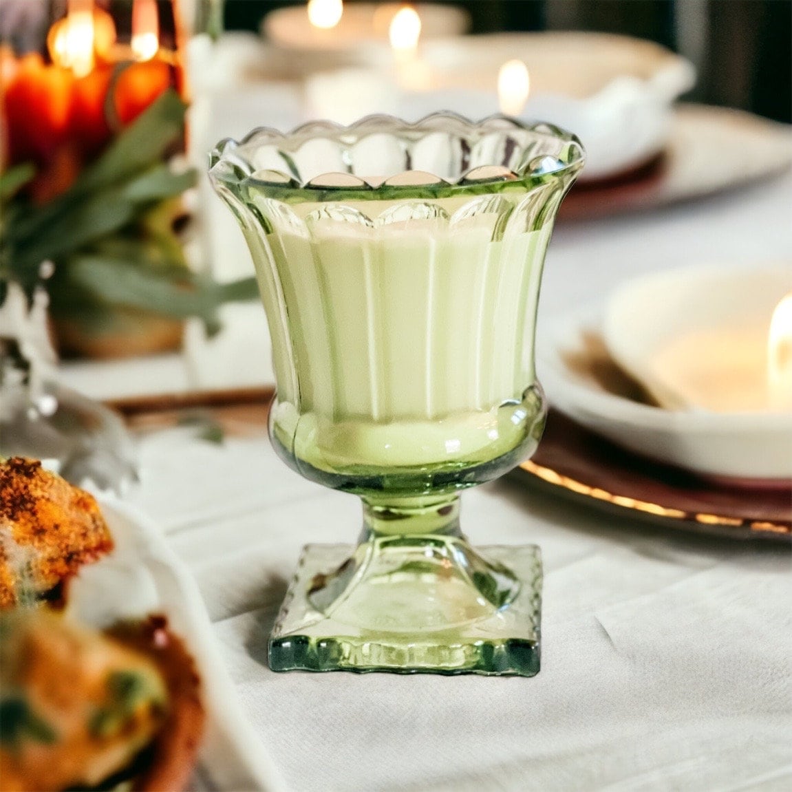 Scented Candles, Vintage Glass Vase, Best Friend Gift, Farmhouse Decor