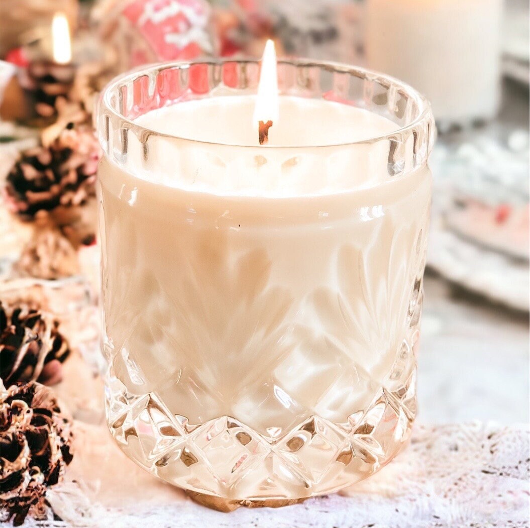 Scented Candle in Crystal Candy Jar
