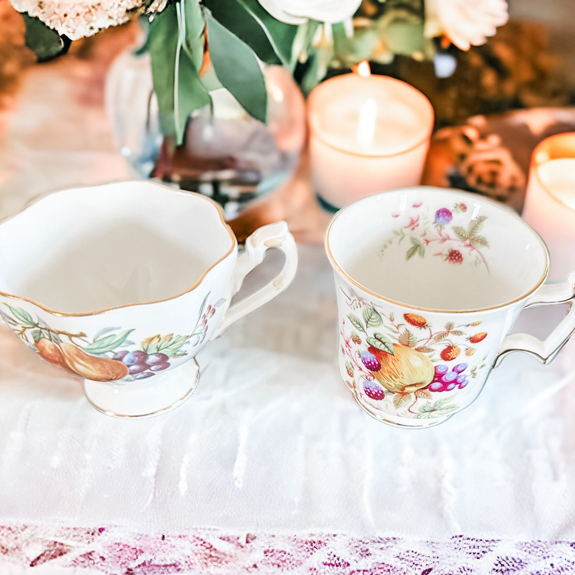 Scented Candle, Vintage, China, Teacup, Best Friend Gifts